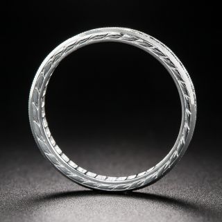 Platinum Diamond Wedding Band