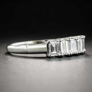Platinum Five-Stone Baguette Diamond Ring