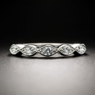 Platinum Five-Stone Diamond Band - 1