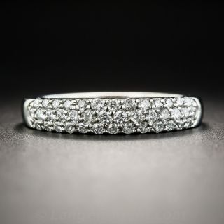 Platinum Pave Diamond Band