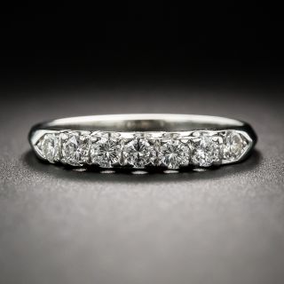 Platinum Seven Diamond Wedding Band