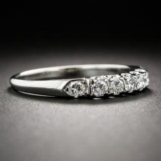 Platinum Seven Diamond Wedding Band