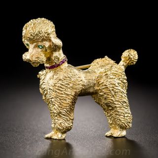 Poodle Dog Pin  - 1