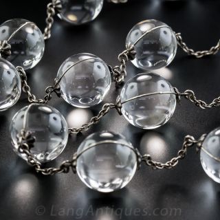 'Pools of Light' Rock Crystal Quartz Necklace