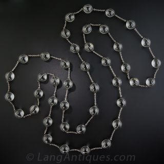 'Pools of Light' Rock Crystal Quartz Necklace