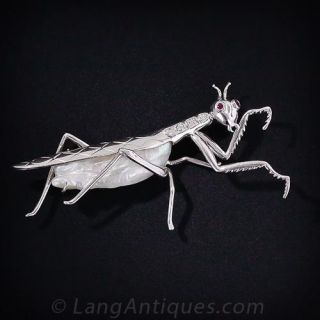 Praying Mantis Pin