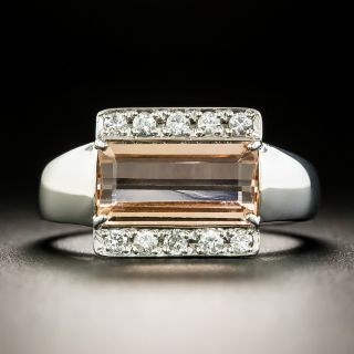 Precious Topaz and Diamond Ring - 3