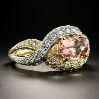 Precious Topaz and Diamond Ring