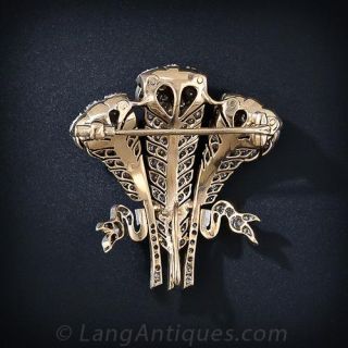 Prince of Wales Antique Diamond Pin