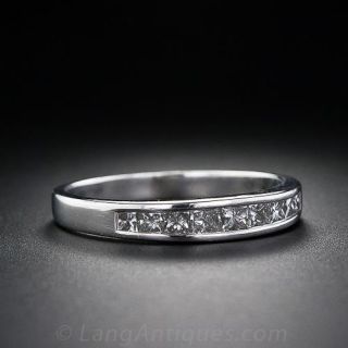 Princess Cut Diamond Band