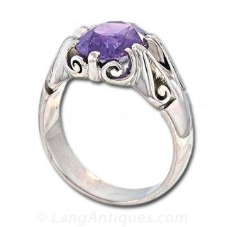 Purple Sapphire Ring