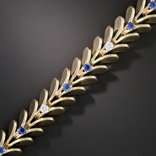 Raymond Yard Mid-Century Sapphire Diamond Bracelet - 2