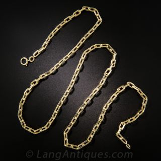 Rectangular Solid  Link Chain