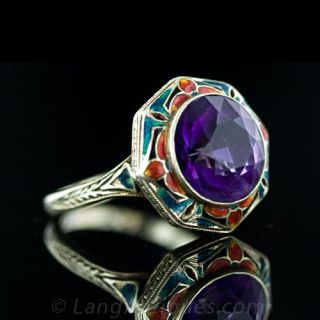 Renaissance Revival Amethyst Ring