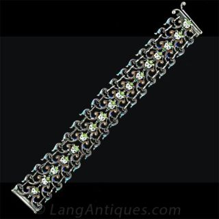 Renaissance-Revival-Enamel-Link-Bracelet-Main-View