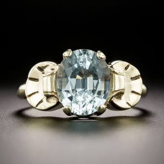 Retro 2.32 Carat Aquamarine Ring - 2