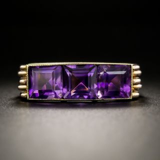 Retro Amethyst Ring - 1