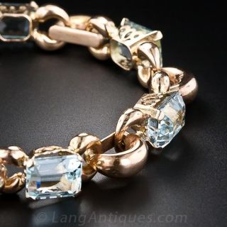 Retro Aquamarine Bracelet