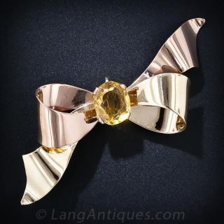 Retro Bow  Brooch