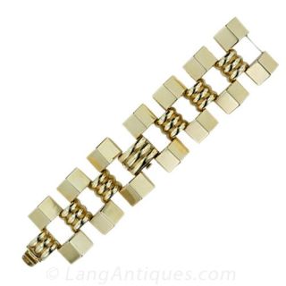 Retro Covered Link Bracelet Watch