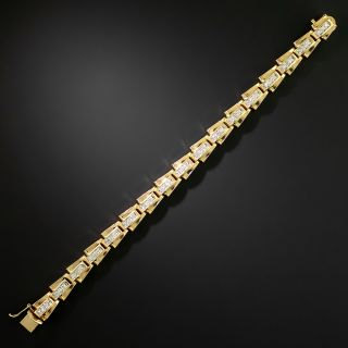 Retro/Deco Diamond Bracelet - 2