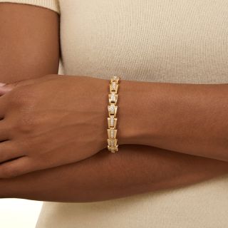 Retro/Deco Diamond Bracelet