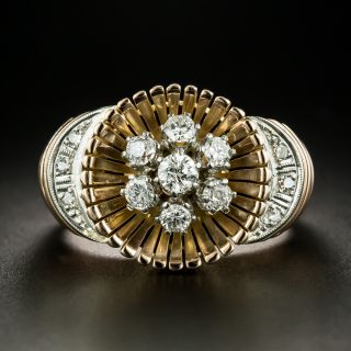 Retro Diamond Cluster Ring - 2