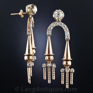 Retro Diamond Earrings