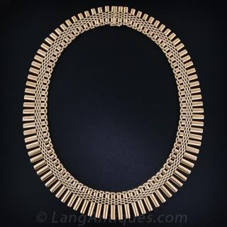 Retro Fringe Necklace