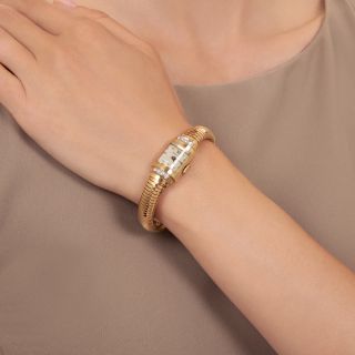 Retro Gaspipe Bracelet Watch