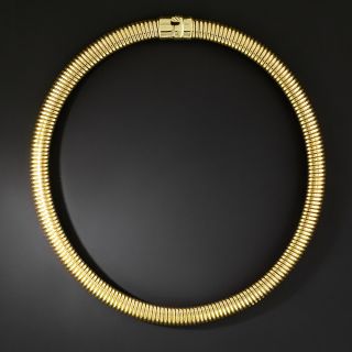 Retro Gaspipe Collar Necklace - 1