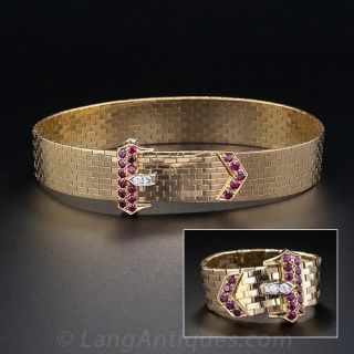 Retro Bangle Bracelet