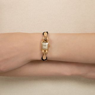 Retro Gold Watch by Moeris