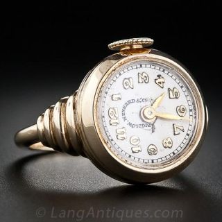 Retro Ladies Ring Watch