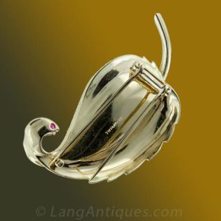 Retro Leaf Pin by Tiffany & Co.