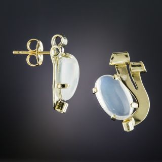 Retro Moonstone Earrings