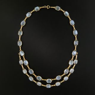 Retro Moonstone Necklace - 2