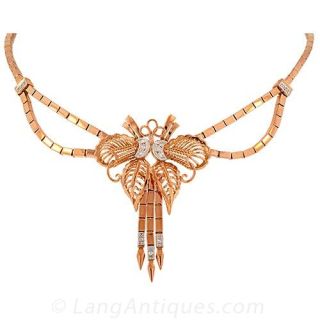 Retro Necklace and Earring Suite