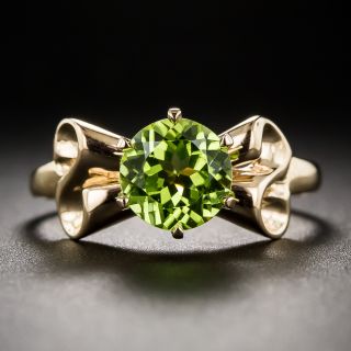 Retro Peridot Ring