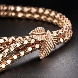 Retro Rose Gold Tassel Bracelet