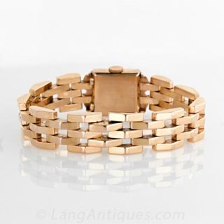 Retro Rose Gold Watch