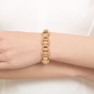 Retro Tank Link Bracelet