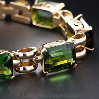 Retro Tourmaline Bracelet