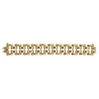 Retro Two-Tone Bracelet