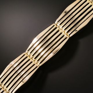 Retro Wide Gate Bracelet - 3