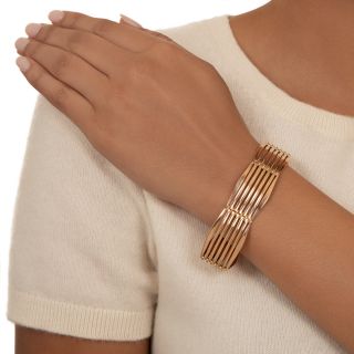Retro Wide Gate Bracelet