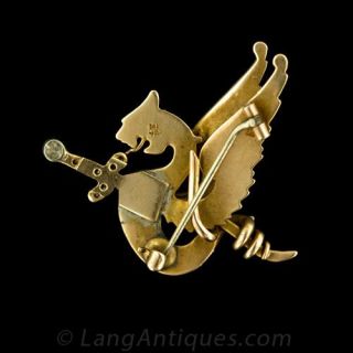 Riker Bros. Griffin Pin