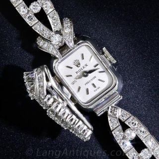 Rolex Ladies Diamond Bracelet Watch