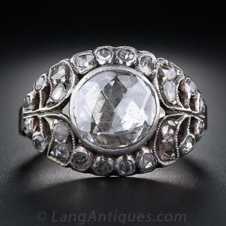 Rose Cut Antique Diamond Ring