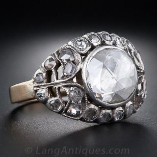 Rose Cut Antique Diamond Ring